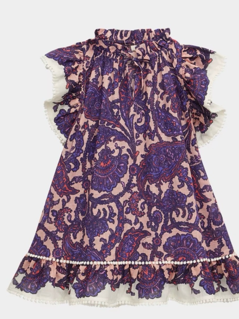 Zimmermann Girl's Tiggy Frill Dress, Size 10